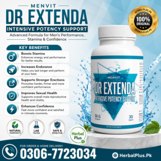 Dr Extenda Tablets for Men – Natural Male Performance & Stamina Support | HerbalPlus.pk