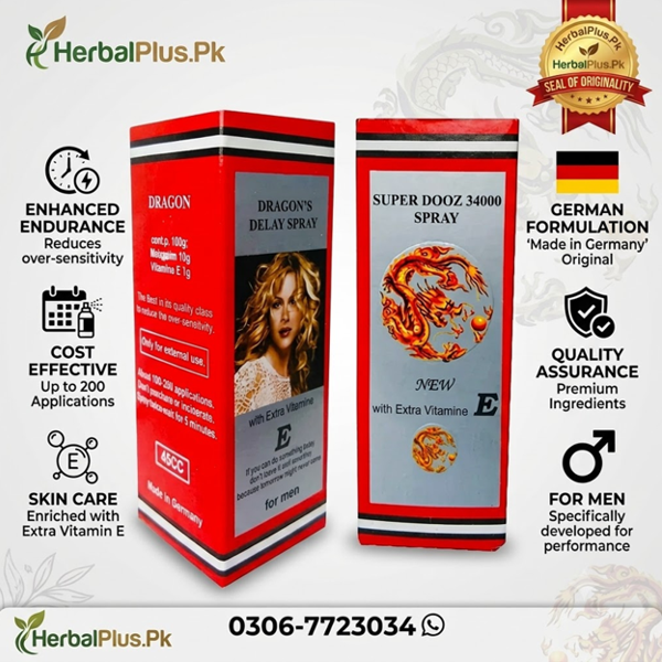 Super Dooz 34000 Delay Spray – Original Long Time Spray for Men in Pakistan