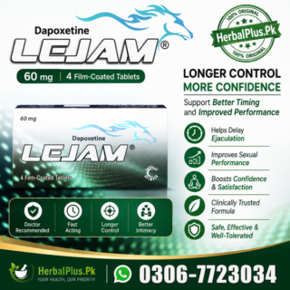 Lejam 60 MG Tablets in Pakistan – Dapoxetine Tablets for Premature Ejaculation