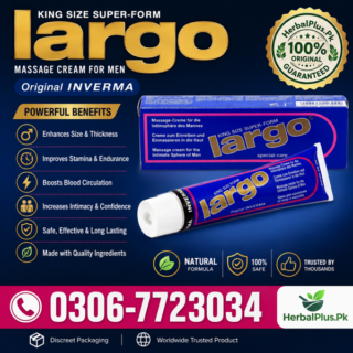 Largo Penis Enlargement Cream – Herbal Formula for Men's Intimate Care