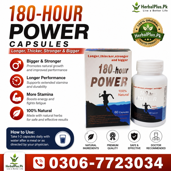 Buy 180 Hour Power Capsules for Men – Maximum Performance