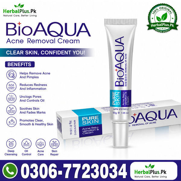 Bioaqua Acne Removal Cream Price in Pakistan – Acne & Blemish Care