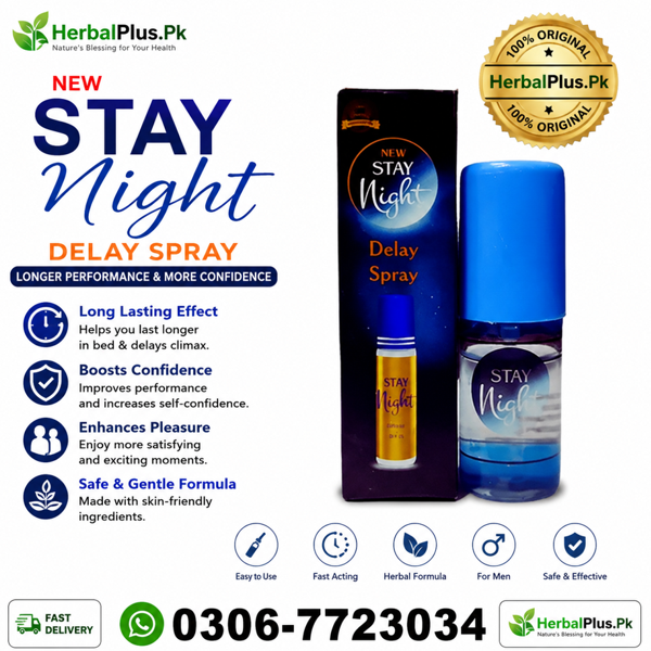How to Use Stay Night Delay Spray, Stay Night Delay Spray Benefits, Stay Night Delay Spray Price in Faisalabad, Stay Night Delay Spray Price in Gujranwala, Stay Night Delay Spray Price in Islamabad, Stay Night Delay Spray Price in Karachi, Stay Night Delay Spray Price in Lahore,