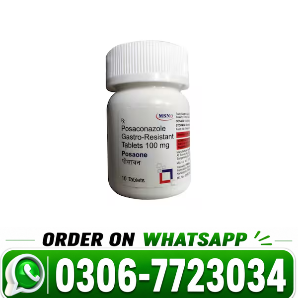 Posaconazole Gastro-Resistant 100Mg Tablets in Pakistan